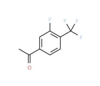 3&prime;-Fluoro-4&prime;-(trifluoromethyl)acetophenone (CAS 237761-81-8) - chemical structure image