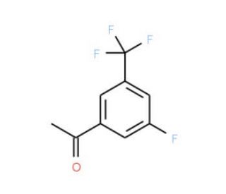 3&prime;-Fluoro-5&prime;-(trifluoromethyl)acetophenone (CAS 202664-54-8) - chemical structure image