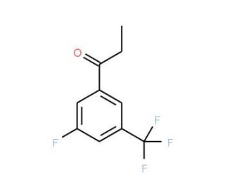 3&prime;-Fluoro-5&prime;-(trifluoromethyl)propiophenone (CAS 207974-20-7) - chemical structure image