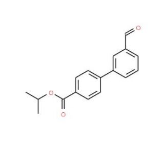 3&prime;-Formyl-[1,1&prime;-biphenyl]-4-carboxylic acid isopropyl ester - chemical structure image
