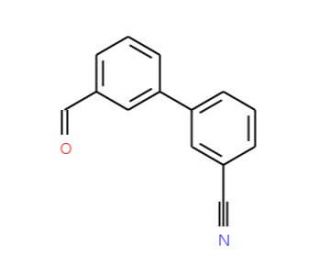 3&prime;-Formyl-biphenyl-3-carbonitrile (CAS 400748-29-0) - chemical structure image
