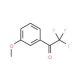 3′-Methoxy-2,2,2-Trifluoroacetophenone (CAS 30724-22-2) - chemical structure image