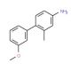 3′-Methoxy-2-methyl[1,1′-biphenyl]-4-amine - chemical structure image