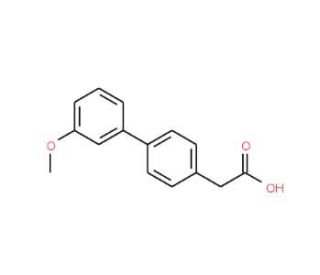 (3&prime;-Methoxy-biphenyl-4-yl)-acetic acid - chemical structure image