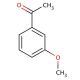 3′-Methoxyacetophenone (CAS 586-37-8) - chemical structure image