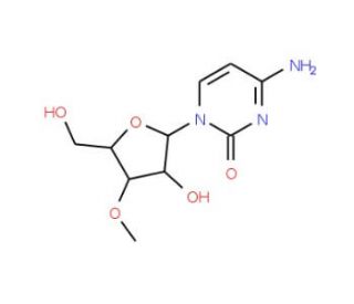 3′-O-Methylcytidine (CAS 20594-00-7) - chemical structure image