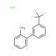 3′-(Trifluoromethyl)-[1,1′-biphenyl]-2-amine hydrochloride (CAS 365-06-0) - chemical structure image