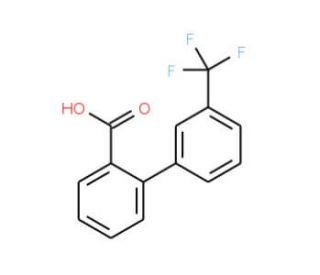 3&prime;-(Trifluoromethyl)-[1,1&prime;-biphenyl]-2-carboxylic acid (CAS 408367-99-7) - chemical structure image