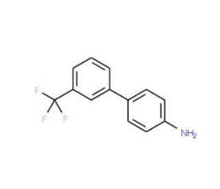 3&prime;-(trifluoromethyl)-1,1&prime;-biphenyl-4-amine (CAS 397-28-4) - chemical structure image