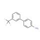 3′-(trifluoromethyl)-1,1′-biphenyl-4-amine (CAS 397-28-4) - chemical structure image