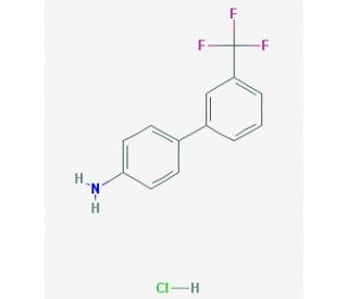 3&prime;-(Trifluoromethyl)-[1,1&prime;-biphenyl]-4-amine hydrochloride - chemical structure image
