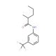 3′-(Trifluoromethyl)-2-methylpentanoic anilide (CAS 1939-26-0) - chemical structure image