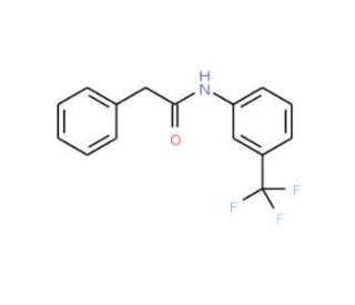3&prime;-(Trifluoromethyl)-2-phenylacetanilide (CAS 1939-21-5) - chemical structure image