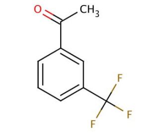 3&prime;-(Trifluoromethyl)acetophenone (CAS 349-76-8) - chemical structure image