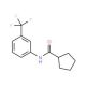 3′-(Trifluoromethyl)cyclopentanecarboxanilide (CAS 13691-84-4) - chemical structure image