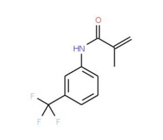 3&prime;-(Trifluoromethyl)methacrylanilide (CAS 783-05-1) - chemical structure image