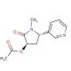 (3′R,5′S)-3′-Hydroxycotinine Acetate (CAS 111034-55-0) - chemical structure image