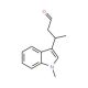 (3R)-(−)-3-(1-Methyl-1H-indol-3-yl)butyraldehyde (CAS 405873-05-4) - chemical structure image