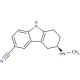 3R-6-Cyano-3-N-methylamino-1,2,3,4-tetrahydrocarbazole (CAS 247939-84-0) - chemical structure image
