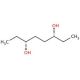(3R,6R)-3,6-Octanediol (CAS 129619-37-0) - chemical structure image