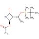 [3R(1′R,4R)]-(+)-4-Acetoxy-3-[1-(tert-butyldimethylsilyloxy)ethyl]-2-azetidinone (CAS 76855-69-1) - chemical structure image
