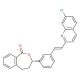 (3S)-3-[3-[(1E)-2-(7-Chloro-2-quinolinyl)ethenyl]phenyl]-4,5-dihydro-2-benzoxepin-1(3H)-one (CAS 1100617-38-6) - chemical str