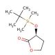 (−)-(3S)-3-{[tert-Butyl(dimethyl)silyl]oxy}dihydrofuran-2(3H)-one (CAS 164264-14-6) - chemical structure image