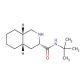 [3S-(3α,4aβ,8aβ)]-N-(tert-Butyl)decahydro-3-isoquinolinecarboxamide (CAS 136465-81-1) - chemical structure image