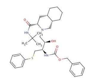 [3S-(3S,4aS,8aS,2&prime;R,3&prime;R)]-2-[3&prime;-N-CBz-amino-2&prime;-hydroxy-4&prime;-(phenyl)thio]butyldecahydroisoquinoline-3-N-t-butylcarboxamide (CAS