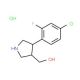 [(3S,4R)-4-(4-Chloro-2-fluorophenyl)pyrrolidin-3-yl]methanol hydrochloride - chemical structure image