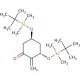(3S,5S)-3,5-Bis(tert-butyldimethylsilyloxy)-2-methylene-cyclohexanone - chemical structure image