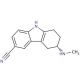 3S-6-Cyano-3-N-methylamino-1,2,3,4-tetrahydrocarbazole - chemical structure image