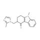 (3S)-9-methyl-3-[(2-methyl-1H-imidazol-1-yl)methyl]-2,3,4,9-tetrahydro-1H-carbazol-4-one - chemical structure image