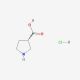(3S)-pyrrolidine-3-carboxylic acid hydrochloride - chemical structure image