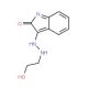 (3Z)-1H-Indole-2,3-dione 3-[(2-hydroxyethyl)-hydrazone] - chemical structure image
