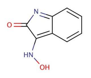 (3Z)-1H-indole-2,3-dione 3-oxime (CAS 607-28-3) - chemical structure image