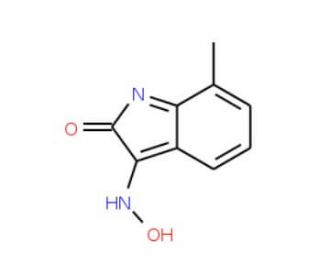 (3Z)-7-methyl-1H-indole-2,3-dione 3-oxime (CAS 13208-96-3) - chemical structure image