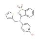 4-[(1,1-Dioxido-1,2-benzisothiazol-3-yl)(2-thienylmethyl)amino]phenol - chemical structure image
