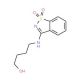 4-[(1,1-dioxido-1,2-benzisothiazol-3-yl)amino]butan-1-ol - chemical structure image