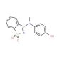 4-[(1,1-dioxido-1,2-benzisothiazol-3-yl)(methyl)amino]phenol - chemical structure image