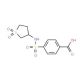 4-{[(1,1-dioxidotetrahydrothien-3-yl)amino]sulfonyl}benzoic acid - chemical structure image