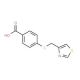 4-[(1,3-thiazol-4-ylmethyl)thio]benzoic acid - chemical structure image