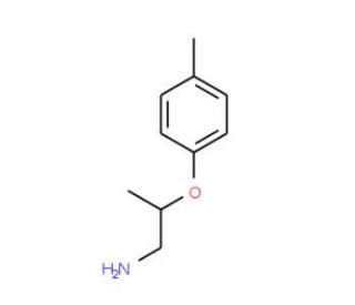 4-[(1-Aminopropan-2-yl)oxy]toluene (CAS 6440-97-7) - chemical structure image