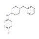 4-[(1-Benzyl-4-piperidinyl)amino]-4-oxobutanoic acid - chemical structure image