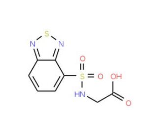4-{[(1-carboxymethyl)amino]sulfonyl}-2,1,3-benzothiadiazol - chemical structure image