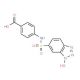 4-{[(1-hydroxy-1H-1,2,3-benzotriazol-6-yl)sulfonyl]amino}benzoic acid - chemical structure image