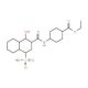 4-[(1-Hydroxy-4-Sulfonaphthalene-2-Carbonyl) amino] benzoic acid ethyl ester - chemical structure image