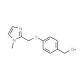 {4-[(1-methyl-1H-imidazol-2-yl)methoxy]phenyl}methanol - chemical structure image