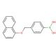 4-[(1-Naphthyloxy)methyl]phenylboronic acid (CAS 871125-78-9) - chemical structure image