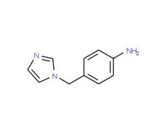 4-[(1H-Imidazol-1-yl)methyl]anilinet (CAS 56643-85-7) - chemical structure image